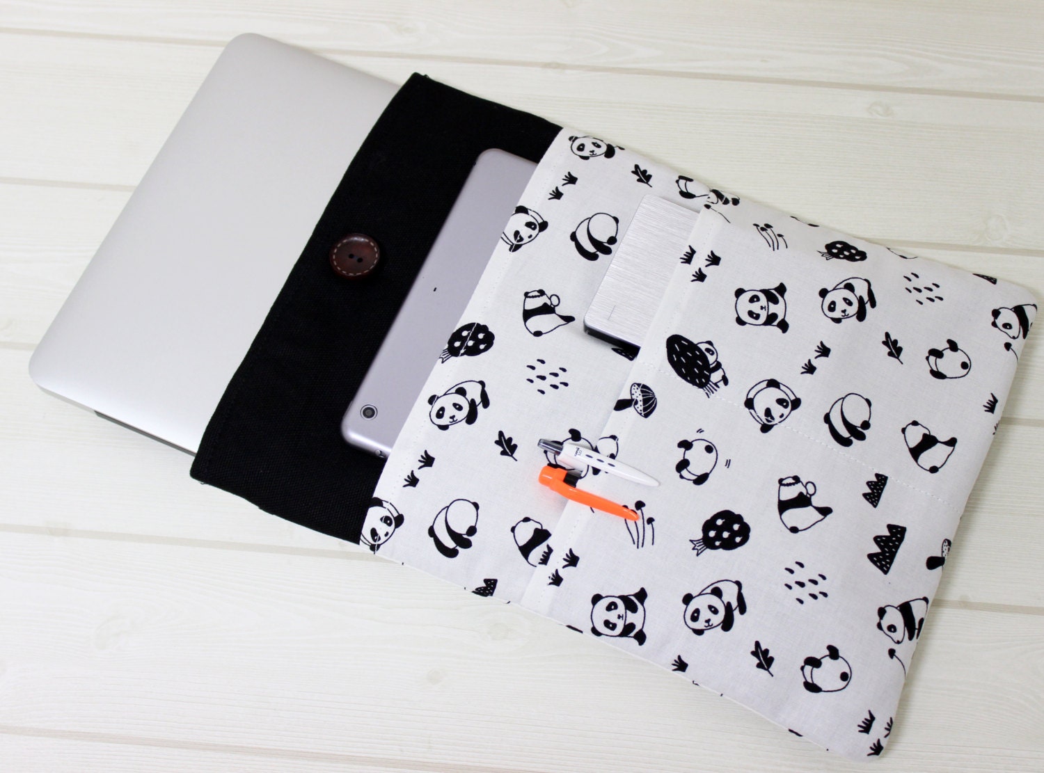 13 inch Laptop Sleeve Panda laptop case Cute laptop case