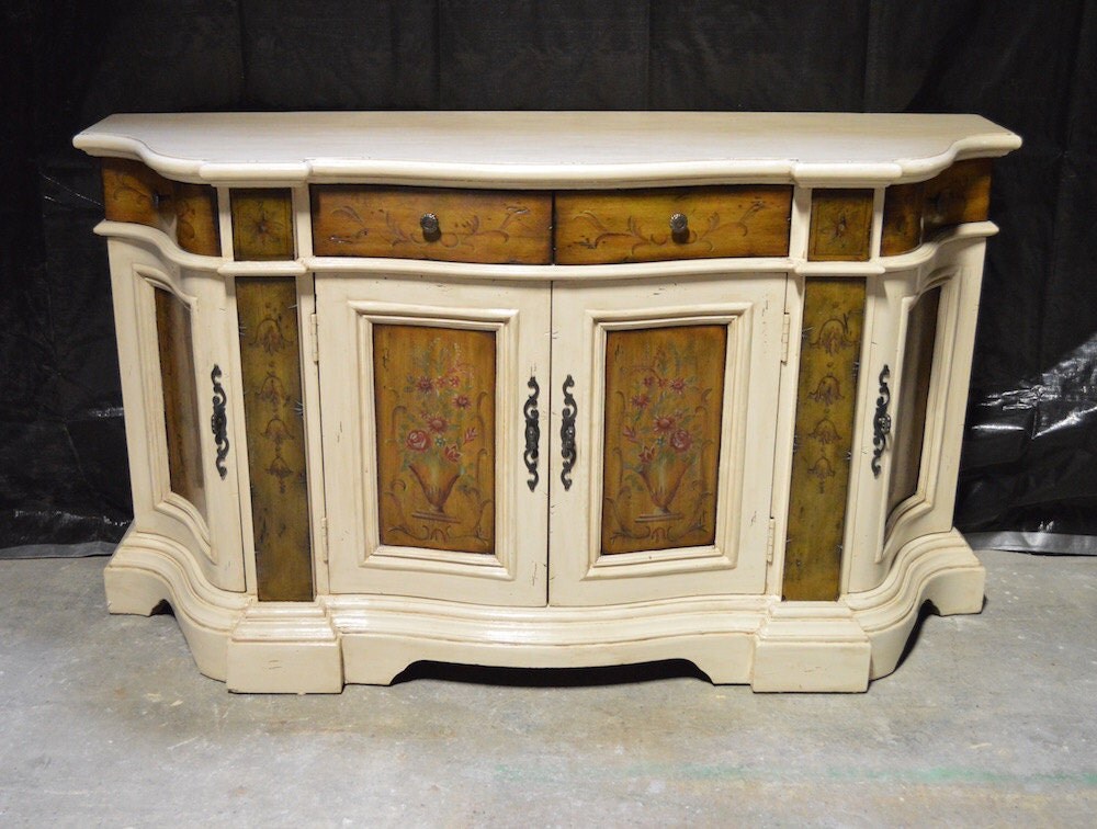 Cottage Chic Florentine Style Accent Cabinet Haute Juice