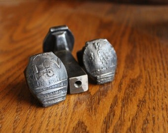 Old style railroad spike, Kitchen Cabinet, bathroom drawer pull knobs, Hand crafted, Salvaged, Rustic, Restoration,