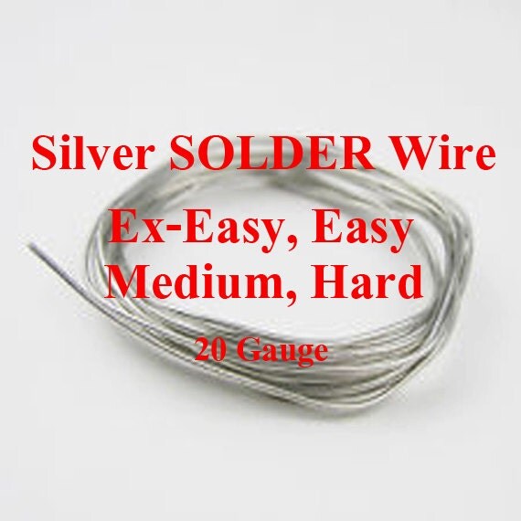 Silver Solder Wire, 20 Gauge, Silver Wire Solder, Easy Solder, Extra