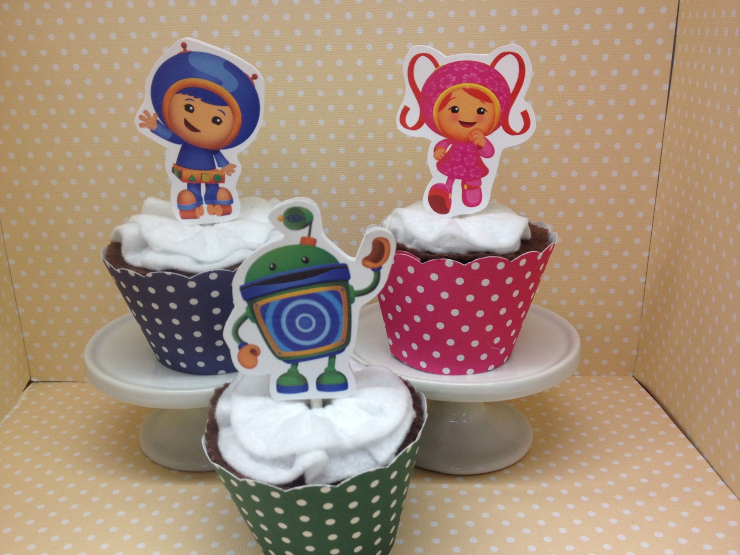 Team Umizoomi Cupcake Topper Decorations Set of 10