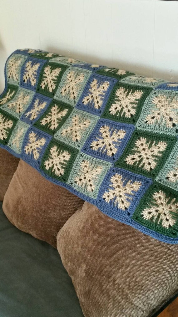 Crochet queen size afghan granny square by NicelyMadebyWendyB