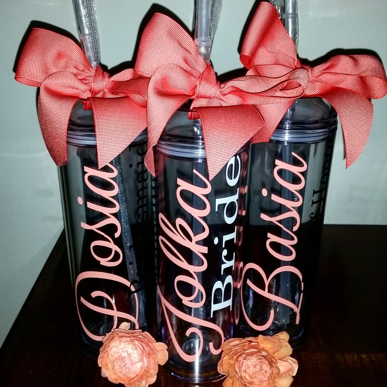 Personalized Tumbler Bridesmaid T Tbride T 0350