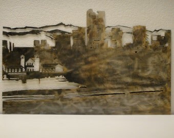 metal wall art sky line