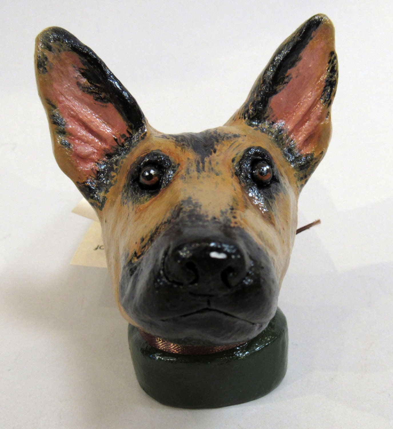 ceramic german shepherd figurine