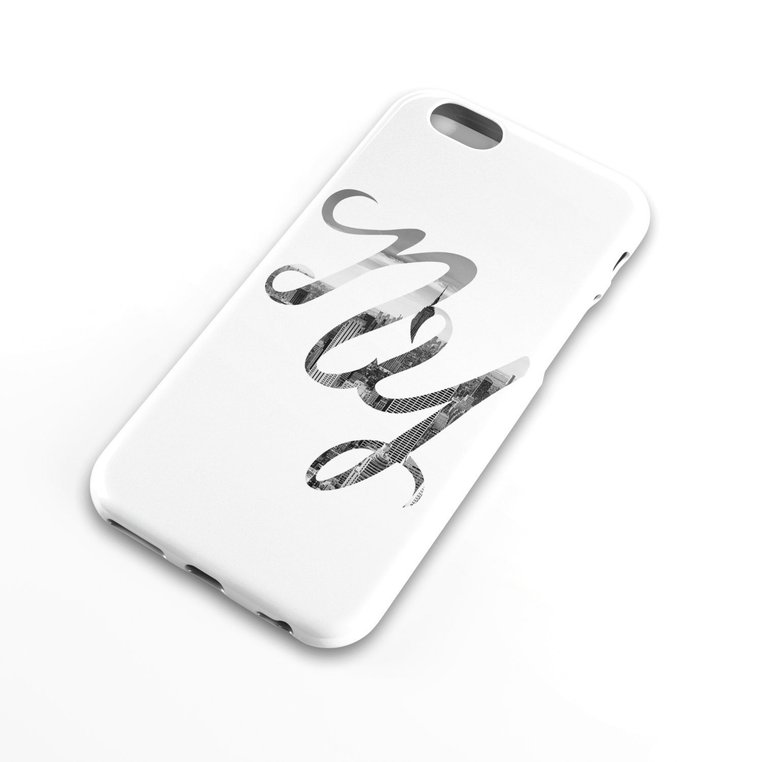 New York City Calligraphy NY cell phone case black and white