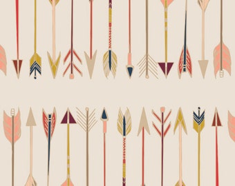 Art Gallery Fabric Wild & Free - Fletching Chant - Maureen Cracknell - Arrows