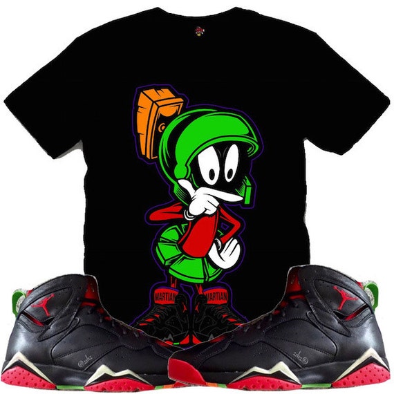 Jordan Marvin the Martian Retro 7s Sneaker Shirt to by SneakerTees