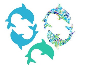 Dolphin SVG, Studio 3, DXF, EPS and pdf Cutting Files for Electronic Cutting Machines