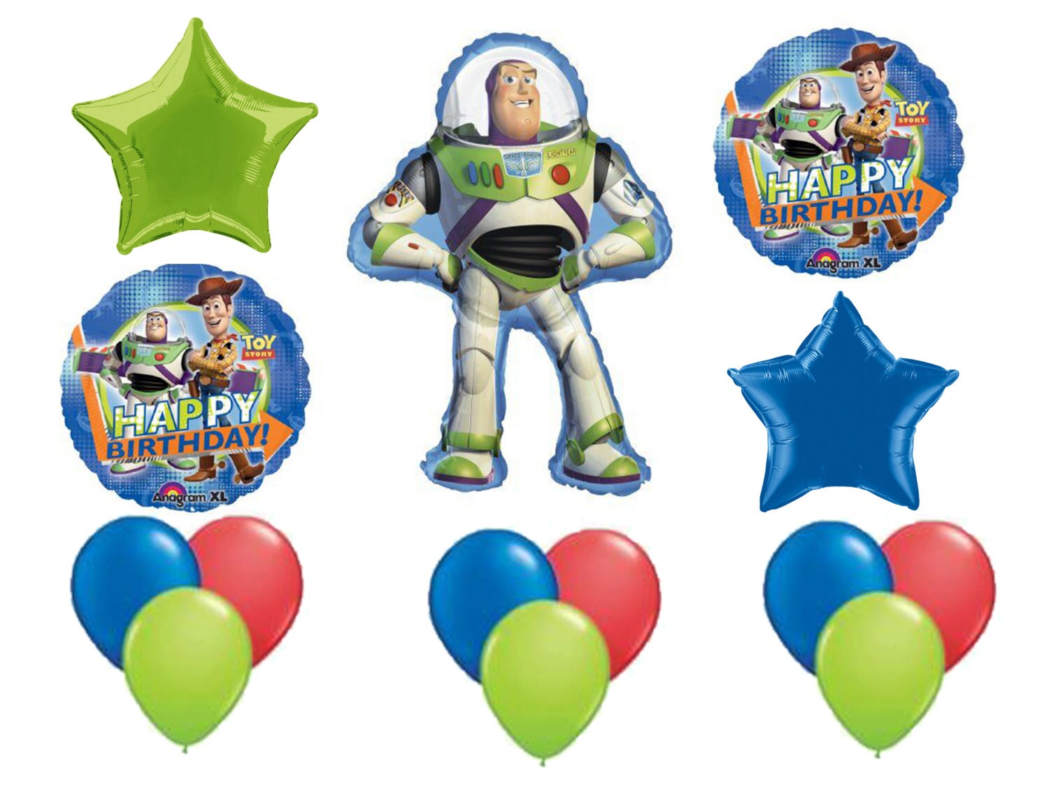 Toy Story Buzz Lightyear Birthday Balloon Foil by Andabloshop