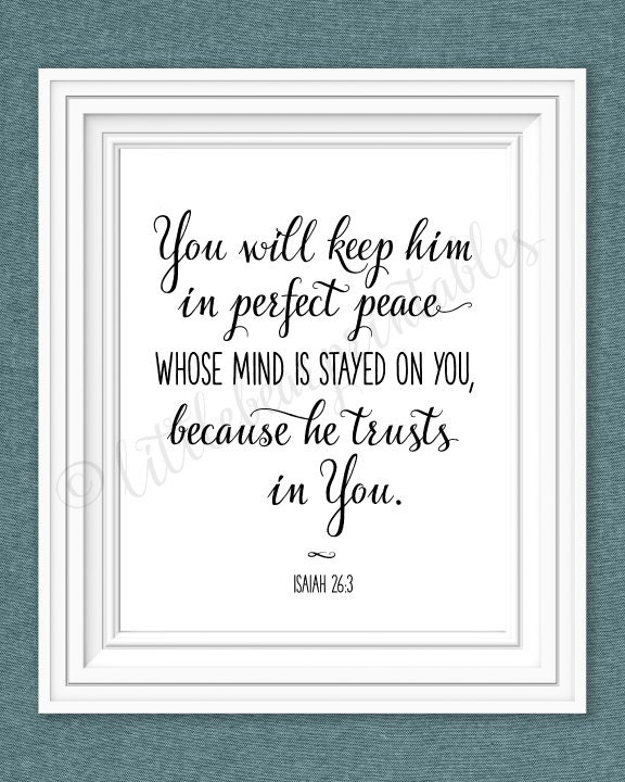 he will keep in perfect peace nlt