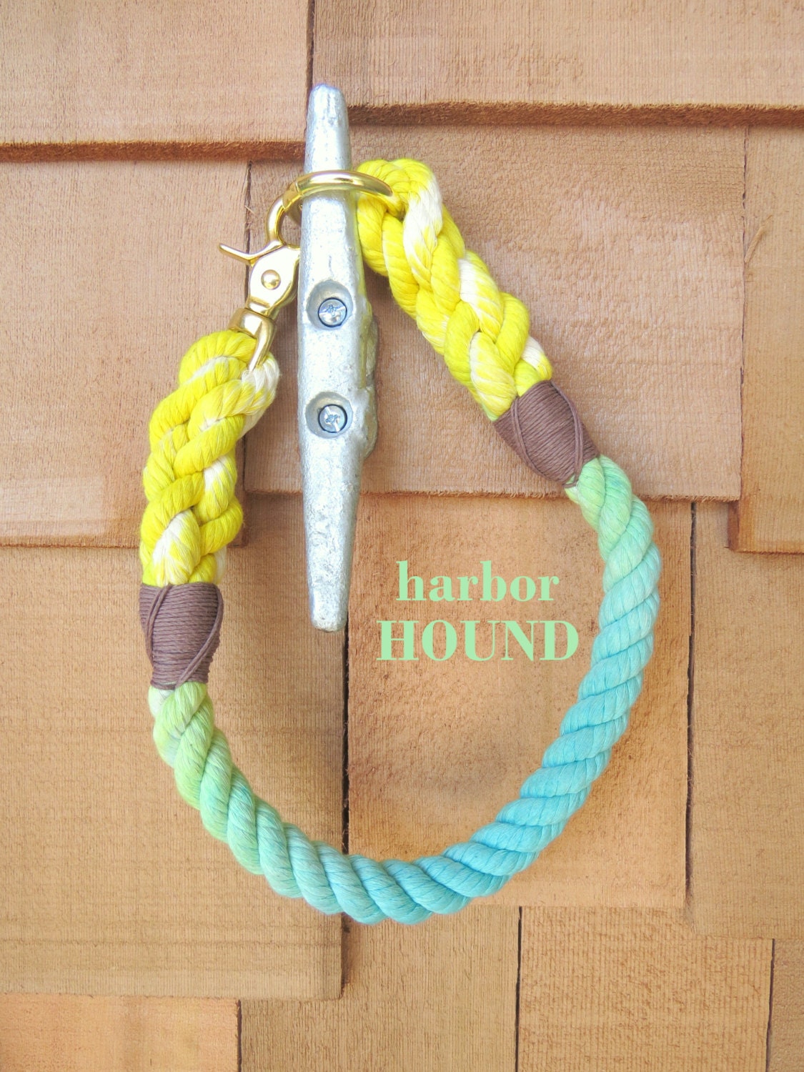 Snap Hook Dog Collar NonChoke by HarborHoundCo on Etsy