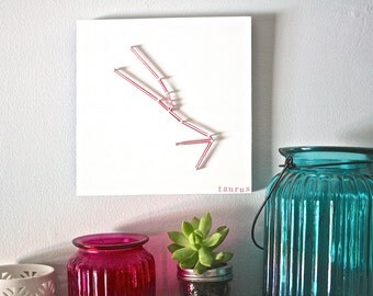 Modern gallery wall, nursery wall art, living room wall art,bedroom wall art, baby girl gift, teen girl room, modern wall art, Constellation