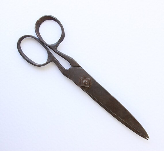 Vintage iron scissors Antique scissors by VintageCorner42 on Etsy