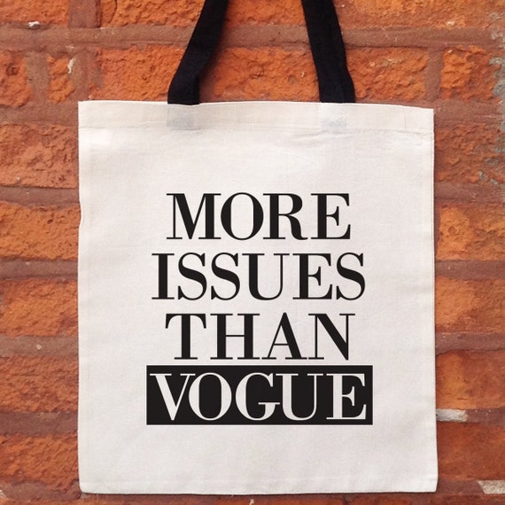 Vogue Tote Bag Cute Tote Bag Women's Tote Bag Cute Tote