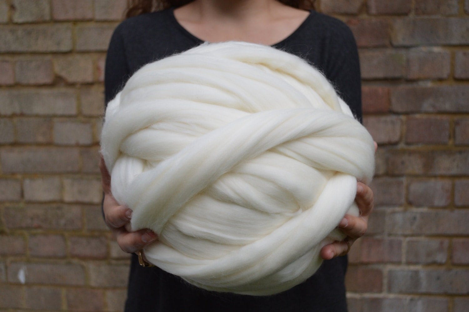 Raw Wool Roving 16 Micron Merino Spinning Fiber 1 lb