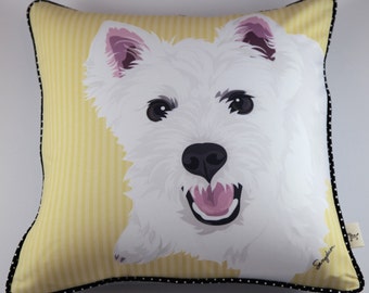 westie pillow