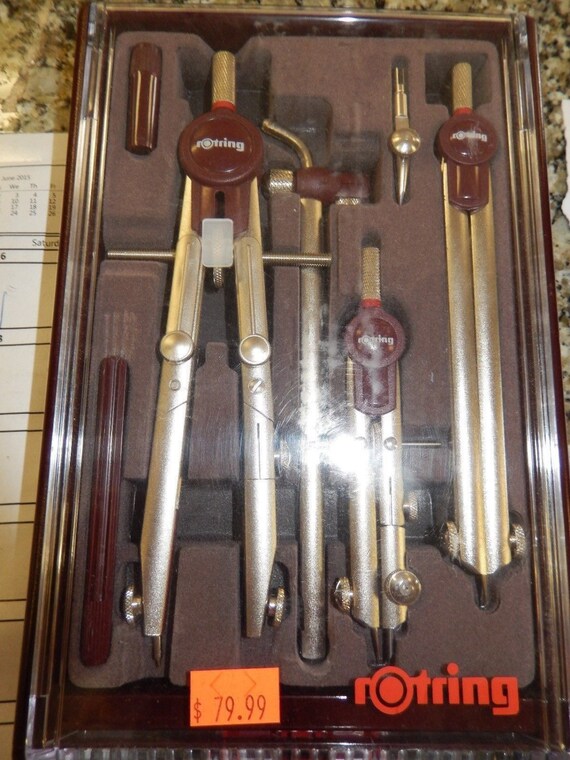 7 piece German Rotring Engineer Drafting tool by Juststuff9
