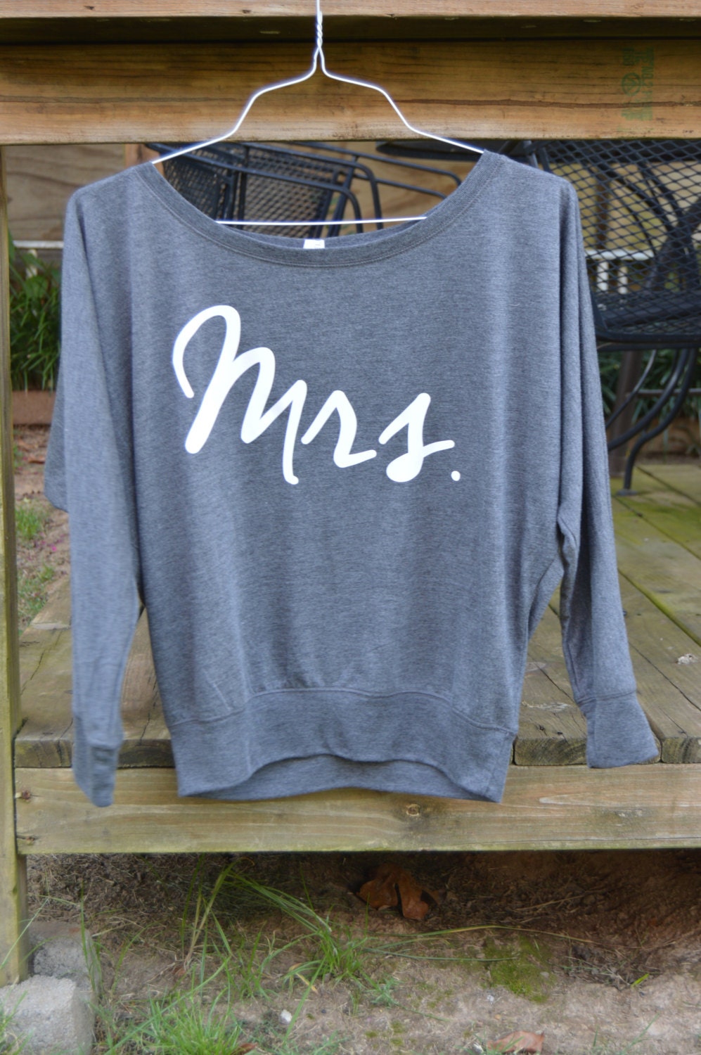 mr and mrs long sleeve shirt