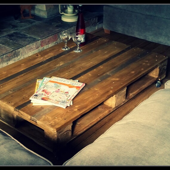 Industrial Pallet Coffee Table by IndustrialL on Etsy