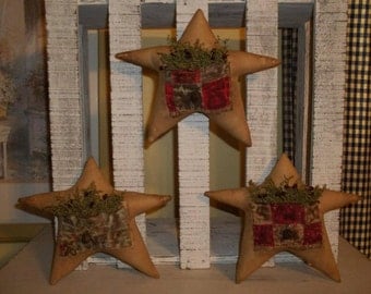 Primitive Handmade Star Tuck