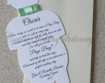 Will You Be Our Page Boy? Card