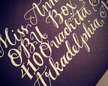 Unique hand addressing related items | Etsy