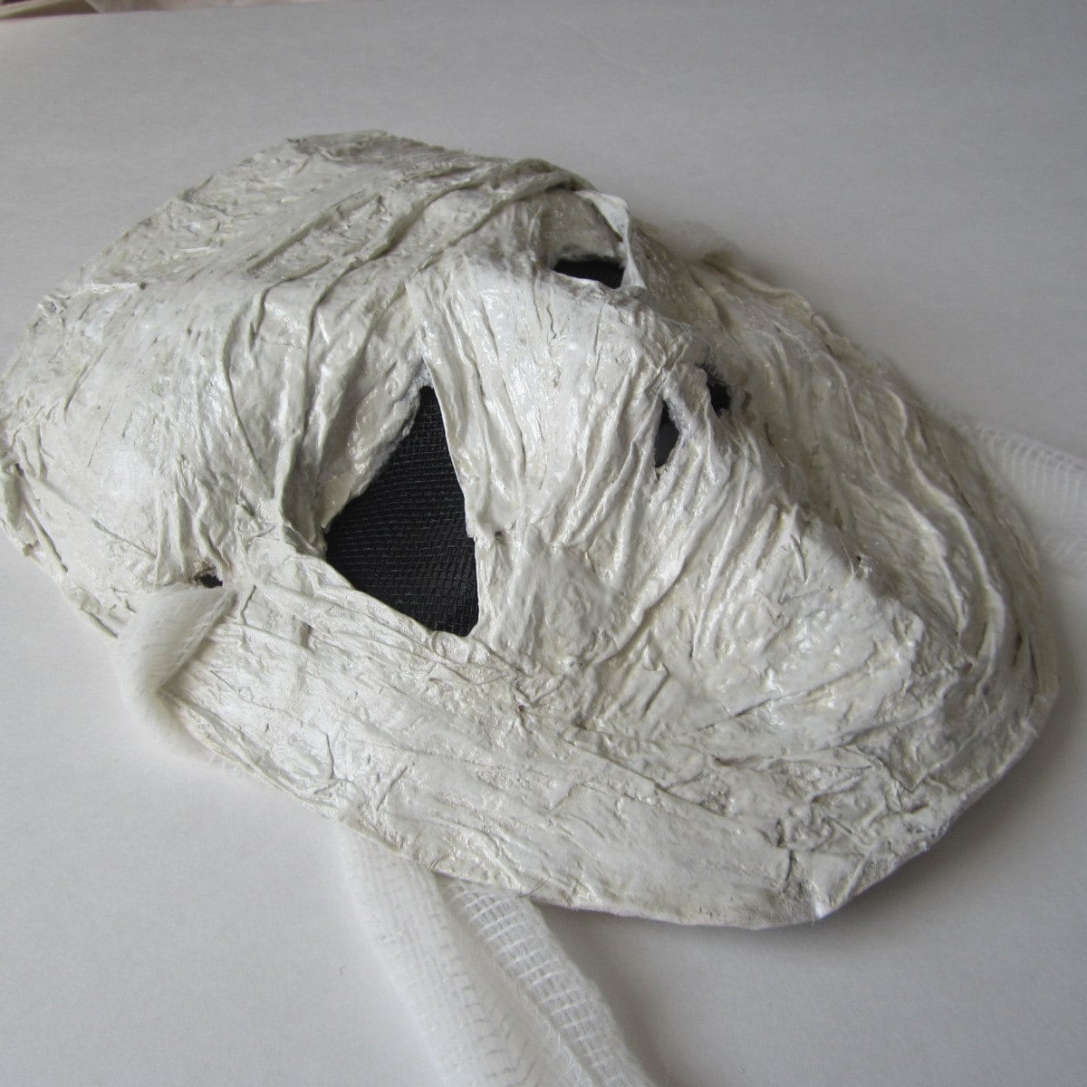 Creepy Mummy paper mache mask by FreakyFaces on Etsy