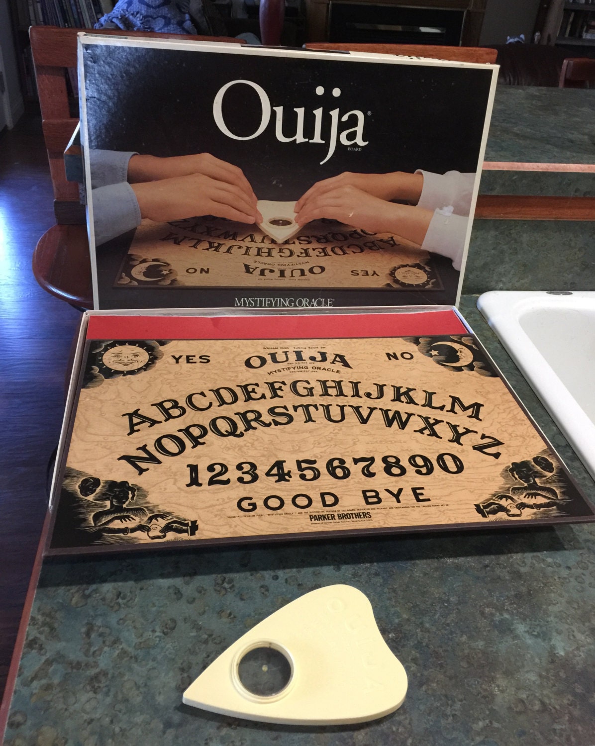 Ouija Board Game by William Fund Parker Brothers