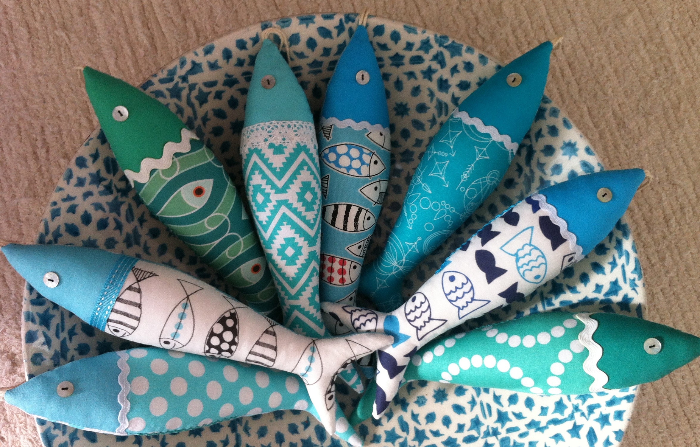 Handmade Decorative Items by OlaFishyWishy on Etsy