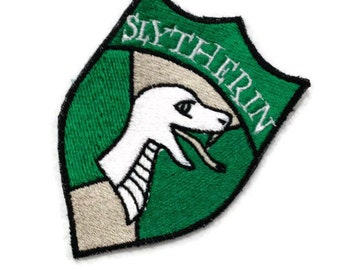 Slytherin Patch interpreted from Hogwarts and Harry Potter - Ready to Ship