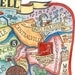 Lowell Massachusetts Neighborhood Map 11x14 Art