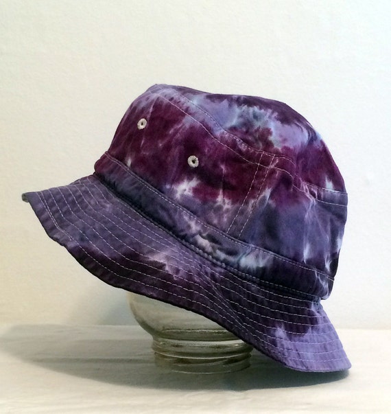 Purple Tie Dye Adult Bucket Hat