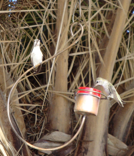 Bee-Proof Drip-Free Copper Hummingbird Feeder III