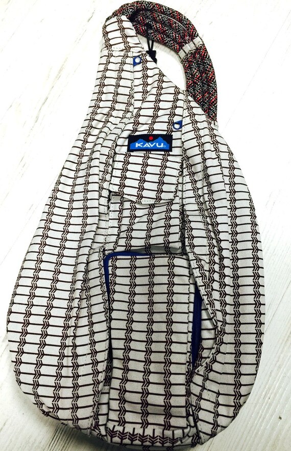 Monogrammed Kavu Rope Bags One Way Pattern