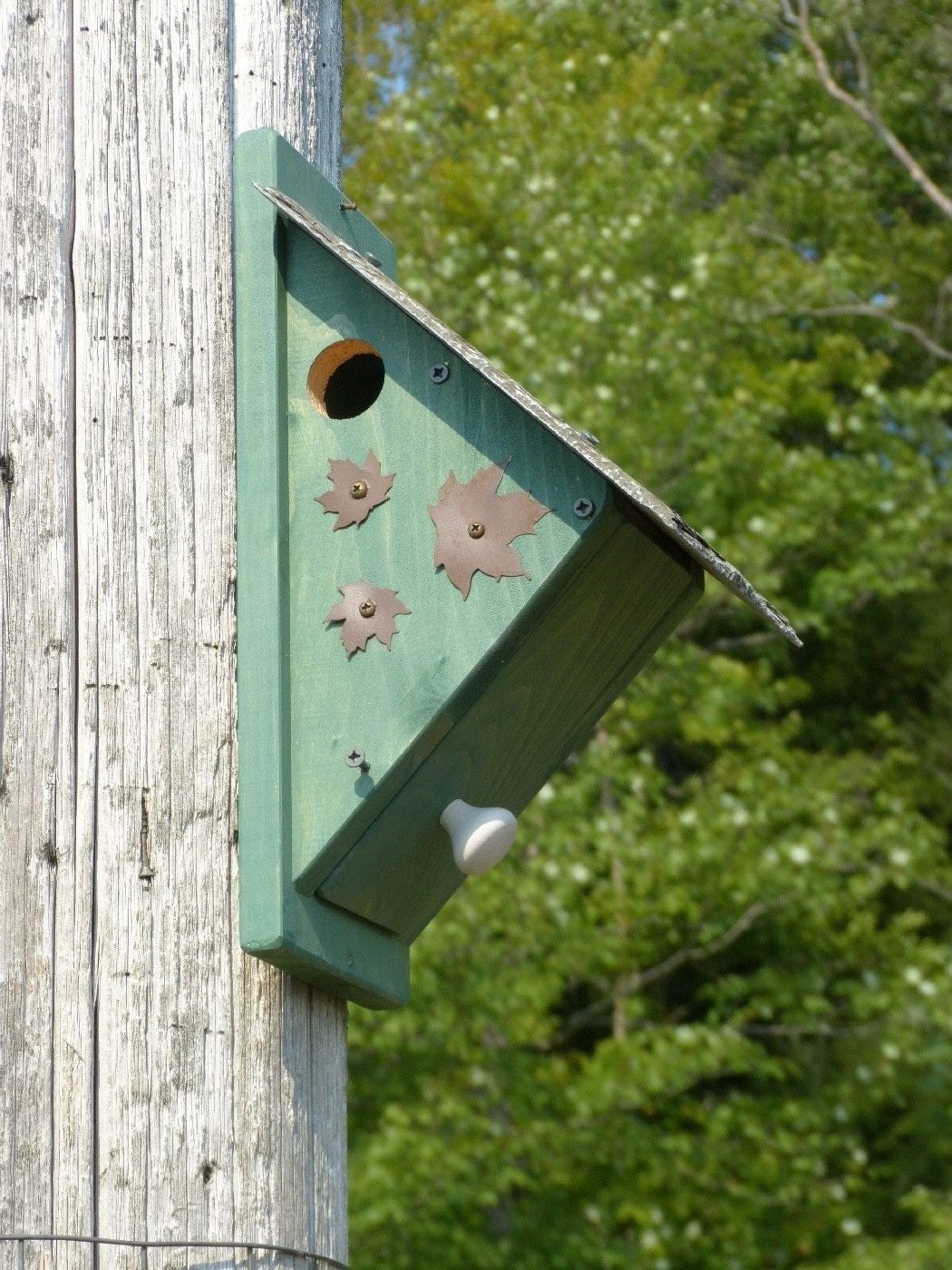 Nuthatch Birdhouse Nest Box Bird House Nestbox Rustic