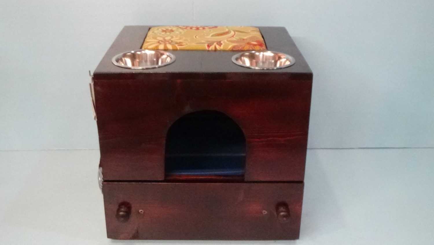 DELUXE KITTY CAT allinone litter box enclosure feeder cat