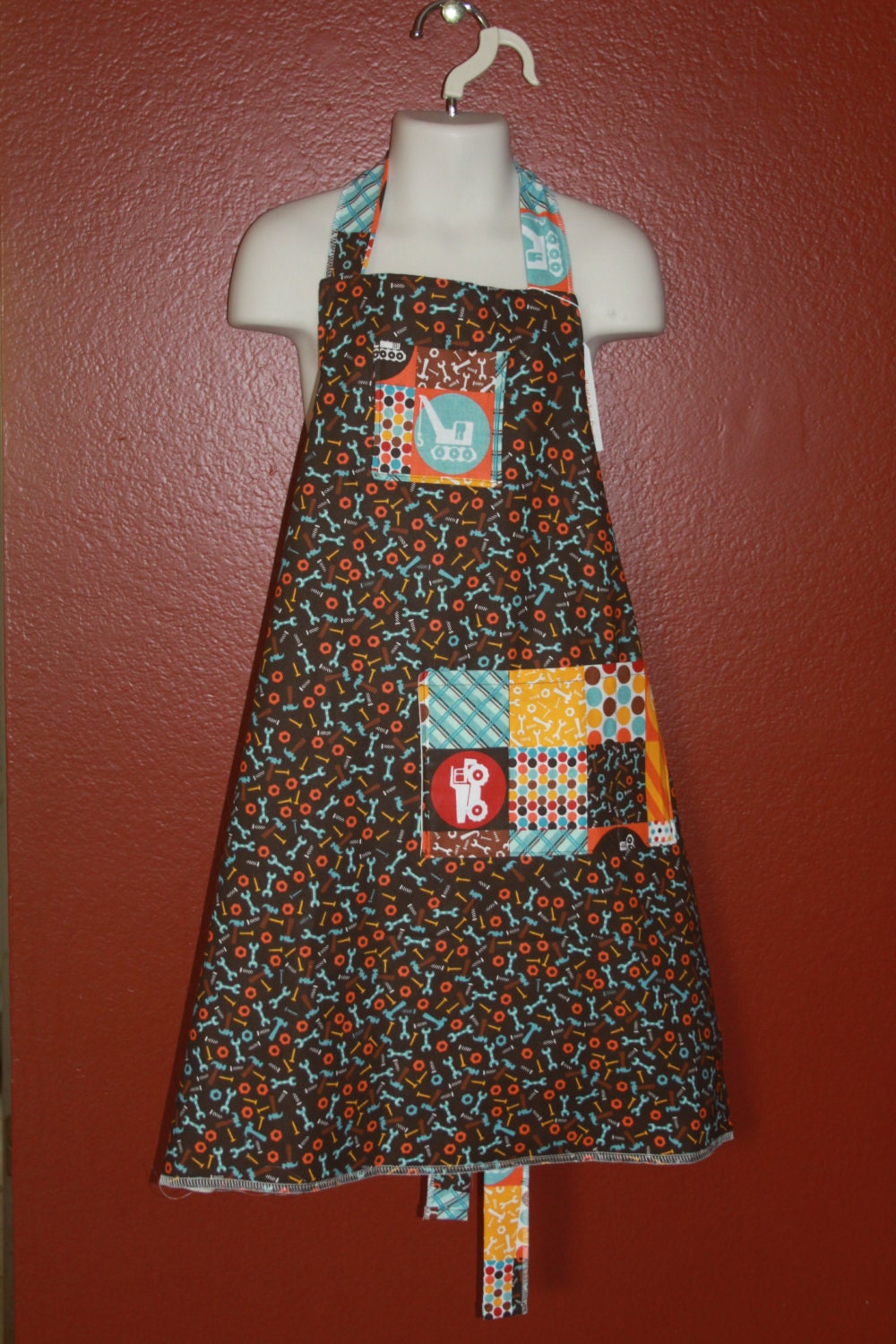 Boys Construction and Tool Work Apron