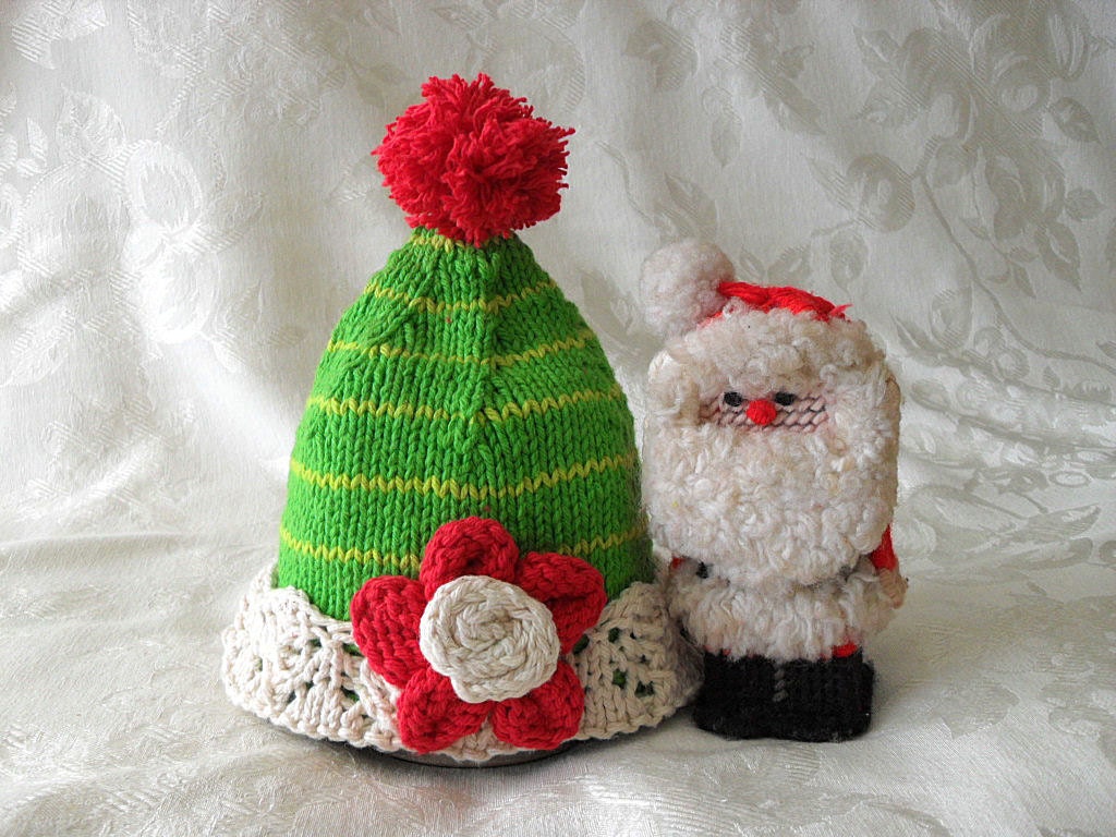 Christmas Baby Hat Knitting Knit Baby Beanie Hat Knitted