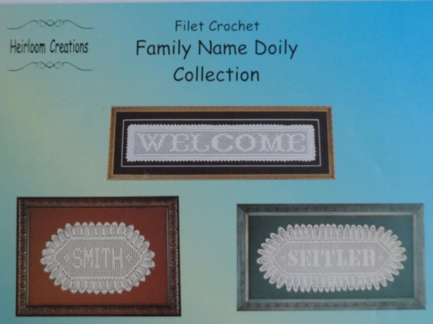 Filet Crochet Name Patterns