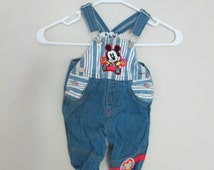 mickey mouse overalls baby boy