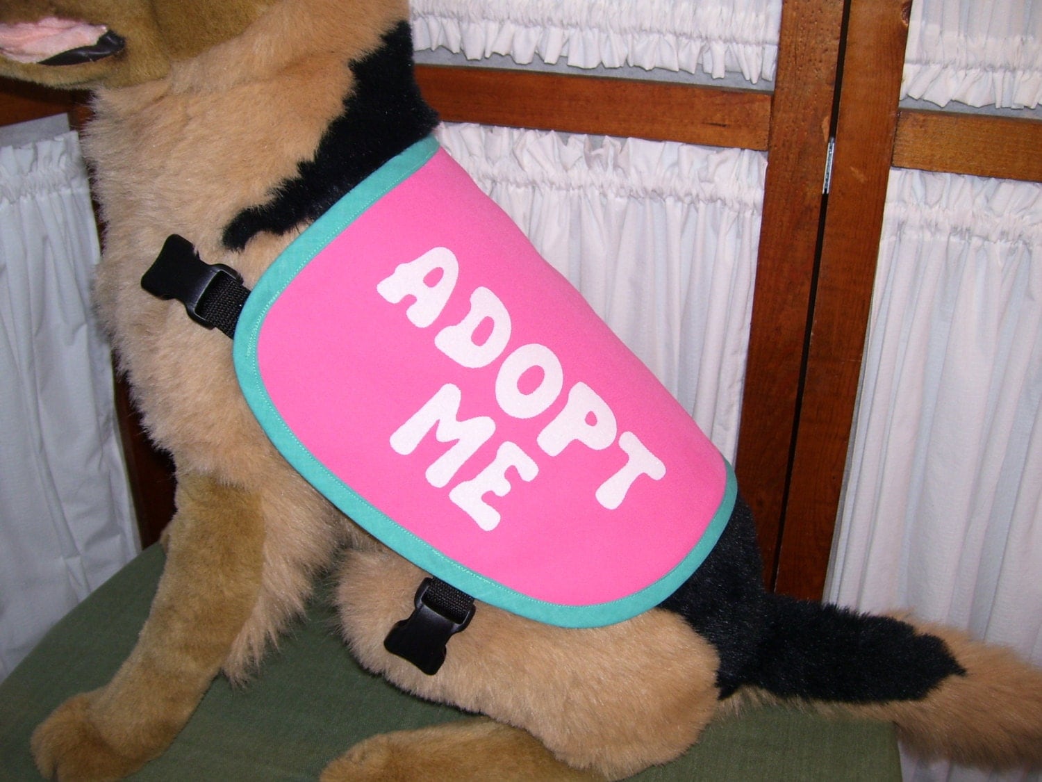 Dog Adopt Me Vest MEDIUM by loverescuedog on Etsy