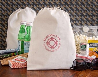 Nautical Hangover Kit Bags - Nautical Bachelorette Party Favor - Nautical Wedding - Beach Hangover Kits - Destination Wedding Hangover Kit