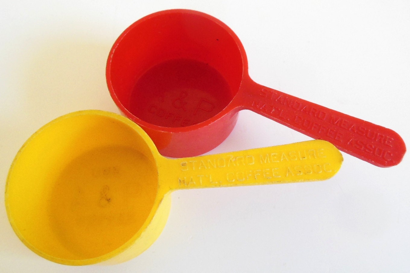 Aandp Coffee Scoops Plastic Coffee Measuring Spoons In Primary