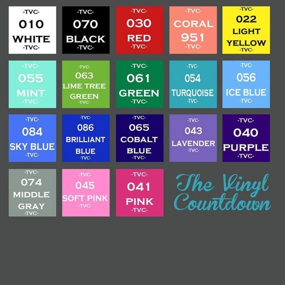 Oracal 651 and 951 permanent adhesive vinyl 12 X