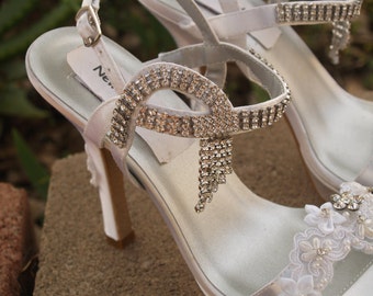 4 inch bridal heels