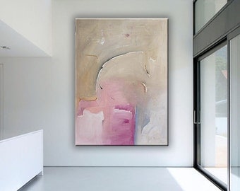 Large Contemporary Original Modern Abstract Wall Decor Painting by Libby Emi Fine Art