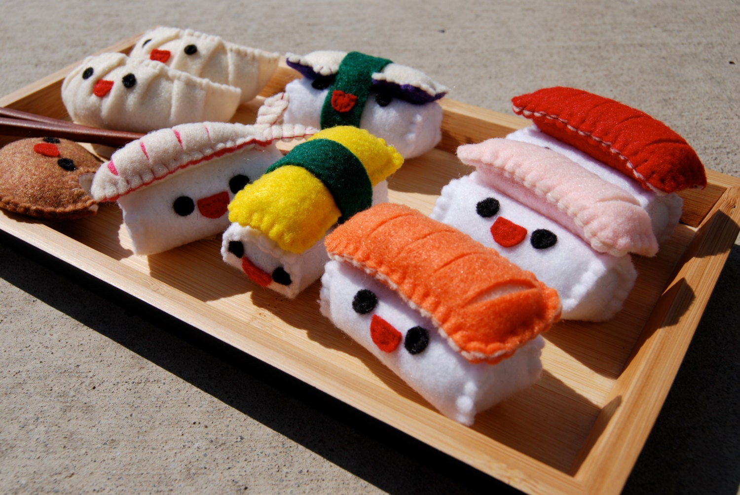 Sushi Plushies Single Nigiri by hellajello on Etsy