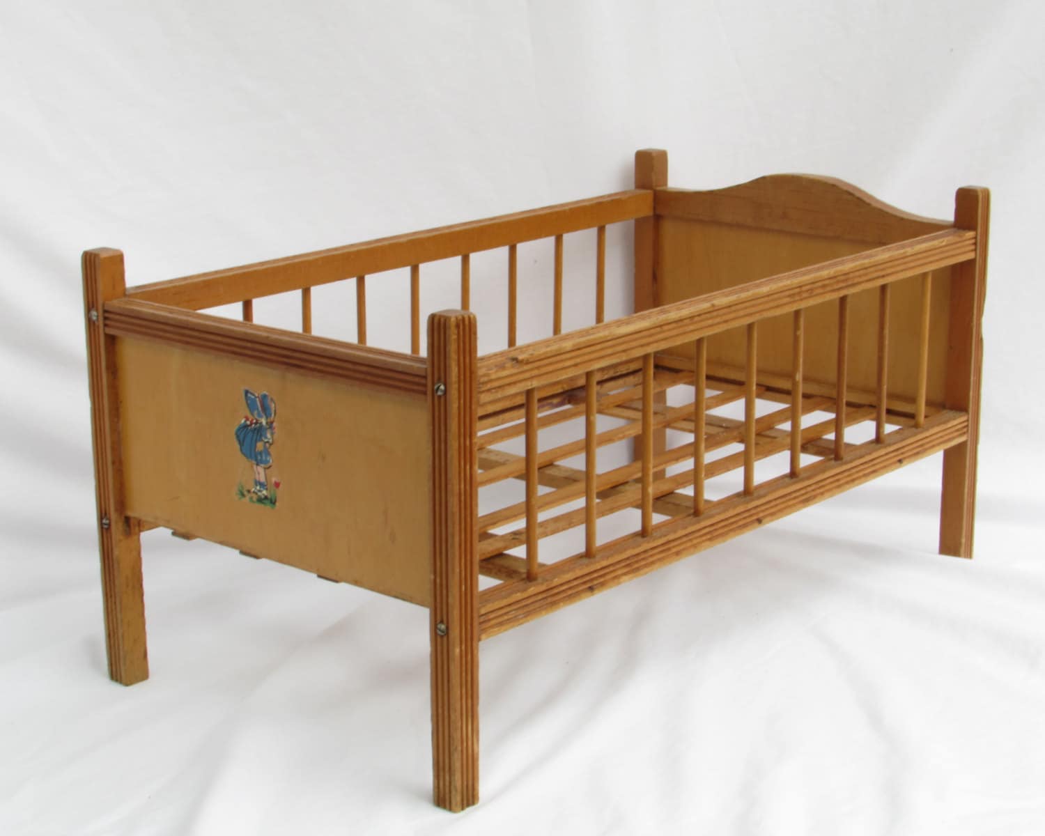 Depression Era Crib 1930s Babydoll Bed with by DayJahView on Etsy