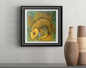Sunshine Fish Signed Art Print of Signature Original By Rafi Perez